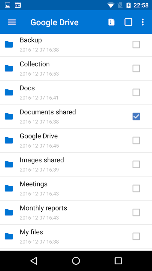 winzip android to zip and unzip file - screenshot 4