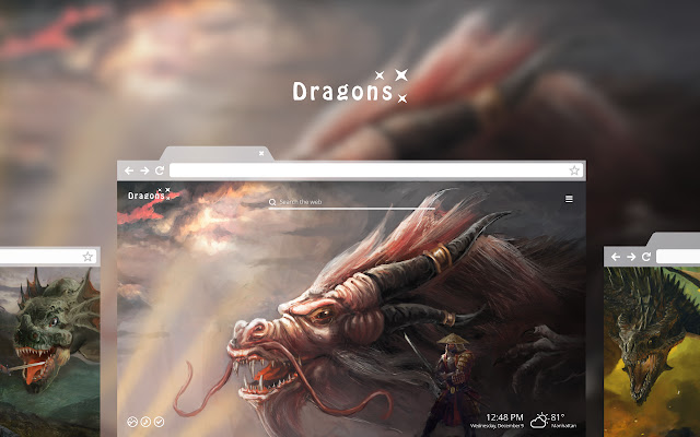 Dragons HD Wallpaper Theme