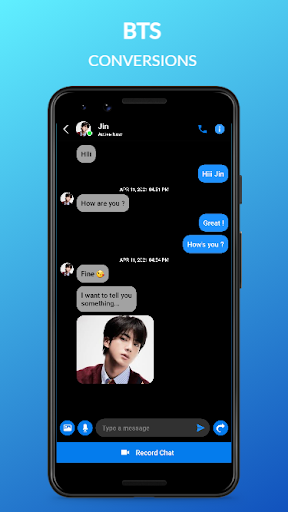 BTS Prank Chat Messenger