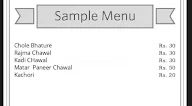 Shree Shani Dev Chole Bhature menu 1