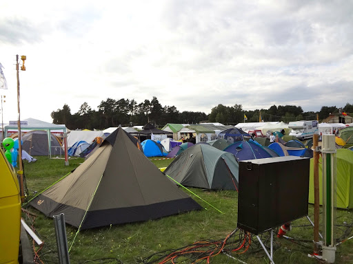 CCCamp11 during the day Germany 2011