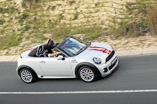 The Mini Roadster is strictly a two-seater