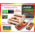 (Tiến Xíu)Máy Điện Tử 4 Nút Fc Có 500 Trò (Cổng Av Hoa Sen Vàng Đỏ Trắng) Máy Chơi Game Fc Compact 4 Nút Cắm Băng