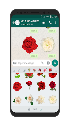 Flower Sticker Roses Sticker WAStickerApps???