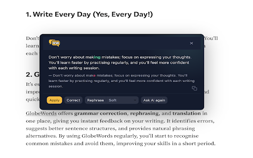 GlobeWords screenshot 2