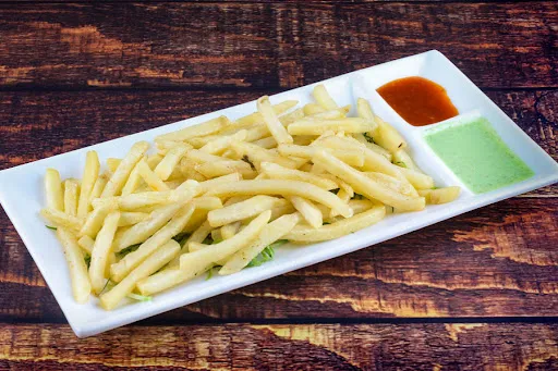 Junglee Veggie Delight Burger + Masala French Fries