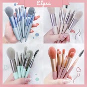 Full Bộ Cọ Gốm 8 Cây Makeup Lông Mềm Mịn Tặng Túi Zip