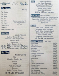 M M Caterers menu 4