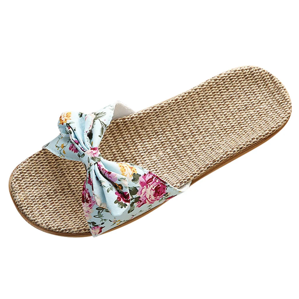 Title 9, Bow linen slippers for women Experience luxurio...