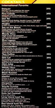 Gola Sizzlers menu 1