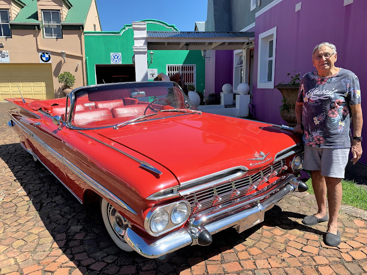 Jan du Rand and his 1959 Chevrolet Impala