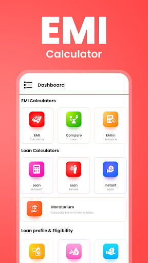 Screenshot Loan Tool- EMI Loan Calculator
