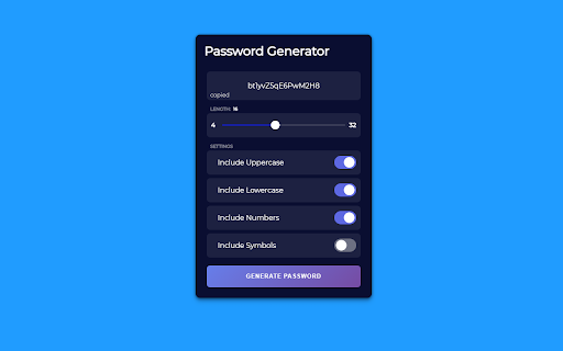 Password Generator