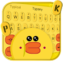 Descargar Yellow Cute Adorable Duck Keyboard Theme Instalar Más reciente APK descargador
