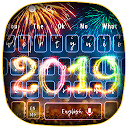 2019 Happy New Year Keyboard Theme 10001003 APK Télécharger