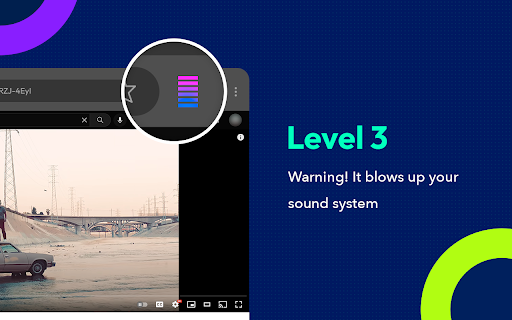 Level 3 Warning! blows sound system 