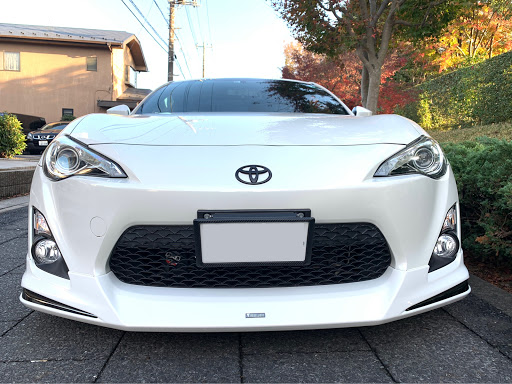 86 Zn6のナンバーフレーム カーボン ナンバーステー 塗装に関するカスタム メンテナンスの投稿画像 車のカスタム情報はcartune