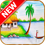 Cover Image of ダウンロード Drawing scenery ideas 1.0 APK
