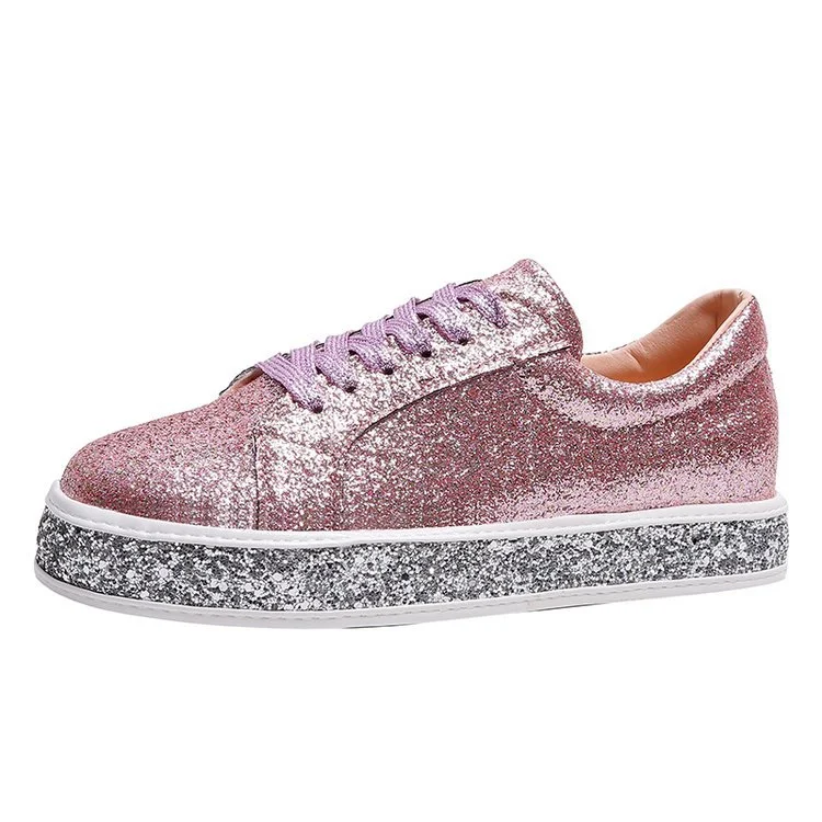 Title 2, Chaussures femme à lacets plats grande taille a...