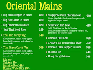 Oriental Town menu 1