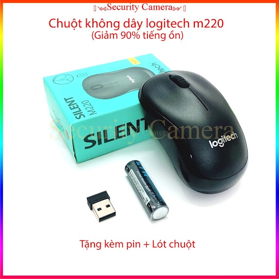 Chuột Không Dây Logitech M220 Chính Hãng (Giảm Đến 90%) Tặng Kèm Pin + Lót Chuột Loại Tốt