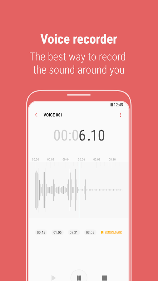    Samsung Voice Recorder- screenshot  