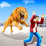 Cover Image of डाउनलोड Angry Lion City Attack: Wild Animal Games 2020 1 APK