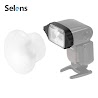 Combo Tản Sáng Bộ Đèn Khuếch Tán Ánh Sáng Selens Hình Cầu Từ Tính Bằng Silicon Kèm Phụ Kiện Cho Đèn Flash Speedlite