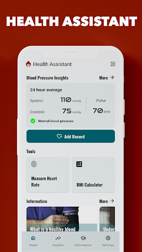 Screenshot Health Assistant - BP Tracker