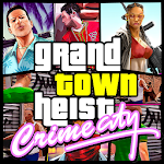 Cover Image of ダウンロード Crime City Grand Town Heist : Real Gangster Game 2.1 APK