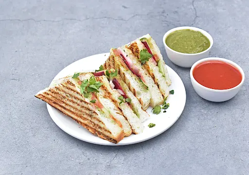 Cheese Chutney Grilled Sandwich