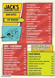 Agent Jacks Bar menu 1