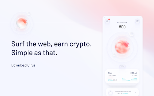 Cirus: Crypto Wallet | Web3 | Earn Crypto