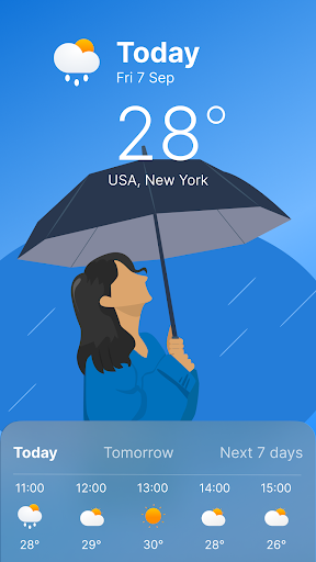 Screenshot Local Weather Widget and Radar