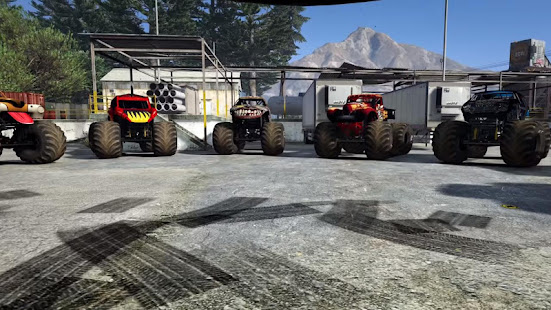 Impossible Monster Stunts Racing:Monster Truck 3D(圖3)-速報App