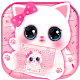 Download Pink Cute Kitty Keyboard Theme For PC Windows and Mac 10001001