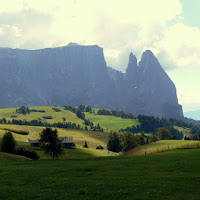 Chiaroscuro sulle Alpi di Siusi di 