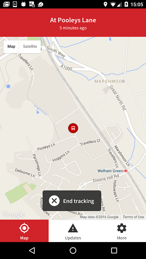 Android application South Mimms Travel screenshort