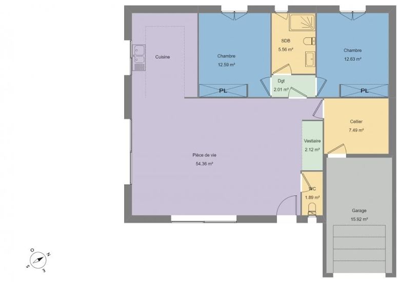  Vente Terrain + Maison - Terrain : 422m² - Maison : 100m² à Ortaffa (66560) 