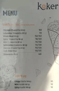 Koker menu 5