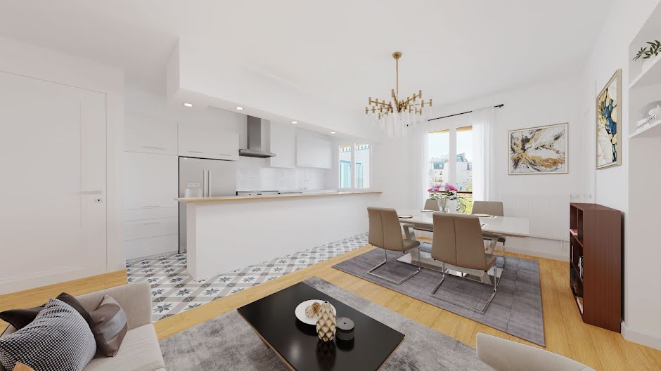 Vente appartement 2 pièces 53 m² à Paris 20ème (75020), 530 000 €