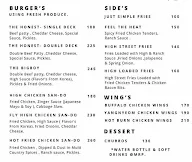 The High Joint menu 1