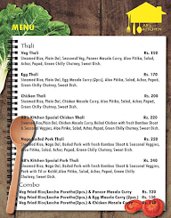 B&B Kitchen menu 1