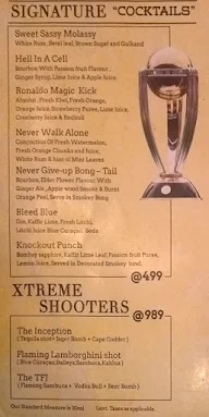 Xtreme Sports Bar & Grill menu 3