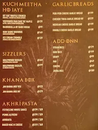 Punjabi Dhaba menu 2