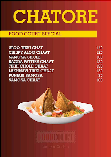 Chatore menu 