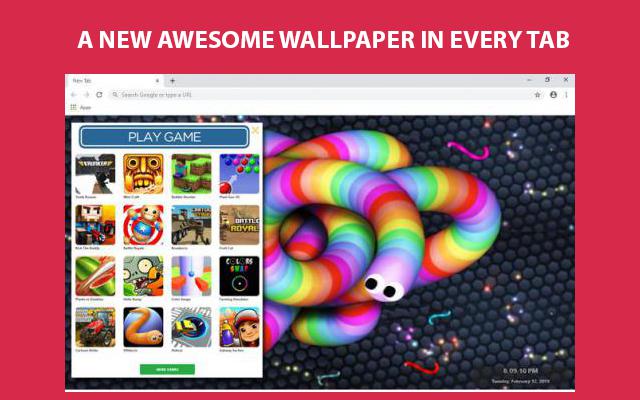 Slither.io Wallpapers and New Tab