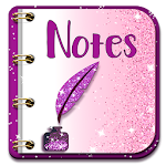 Cover Image of ダウンロード Glitter Notepad Notes 1.0.3 APK