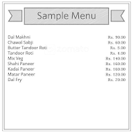 Pandit Ji Ka Dhaba menu 1