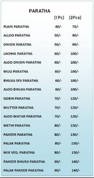 Punjabi Taste Buds menu 1